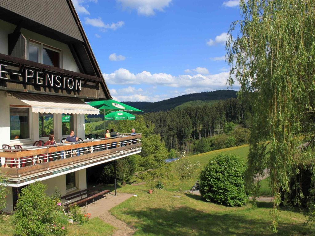 Cafe Pfaus Heidburg Hotell Mühlenbach Exteriör bild